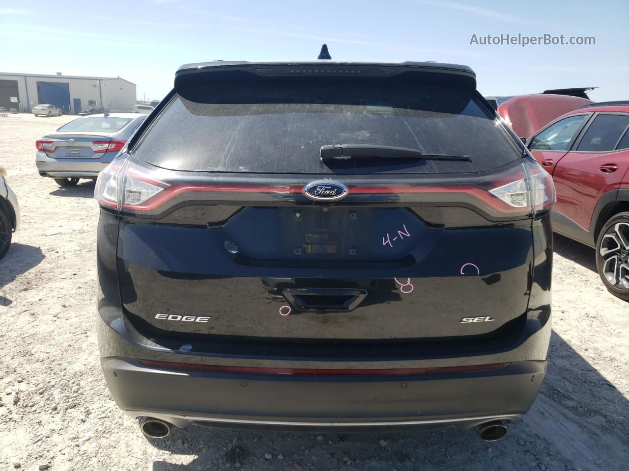 2015 Ford Edge Sel Угольный vin: 2FMTK3J82FBC11569