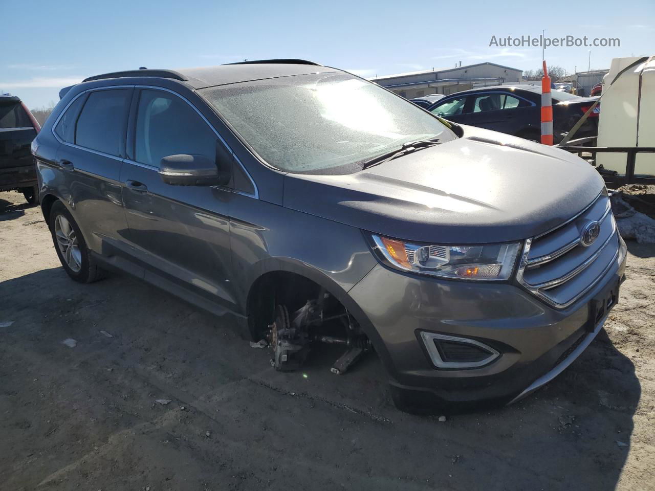 2015 Ford Edge Sel Charcoal vin: 2FMTK3J83FBB94927