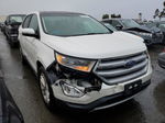 2015 Ford Edge Sel White vin: 2FMTK3J83FBC27036