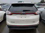 2015 Ford Edge Sel White vin: 2FMTK3J83FBC27036