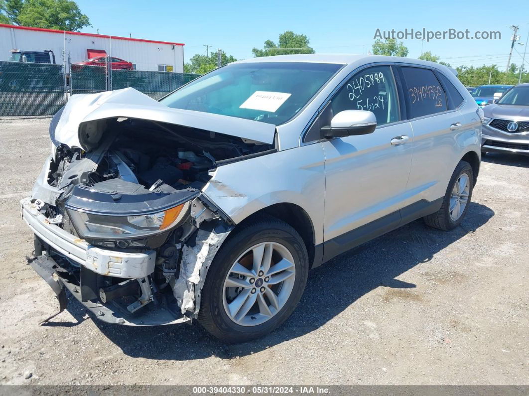 2015 Ford Edge Sel Silver vin: 2FMTK3J85FBB33319