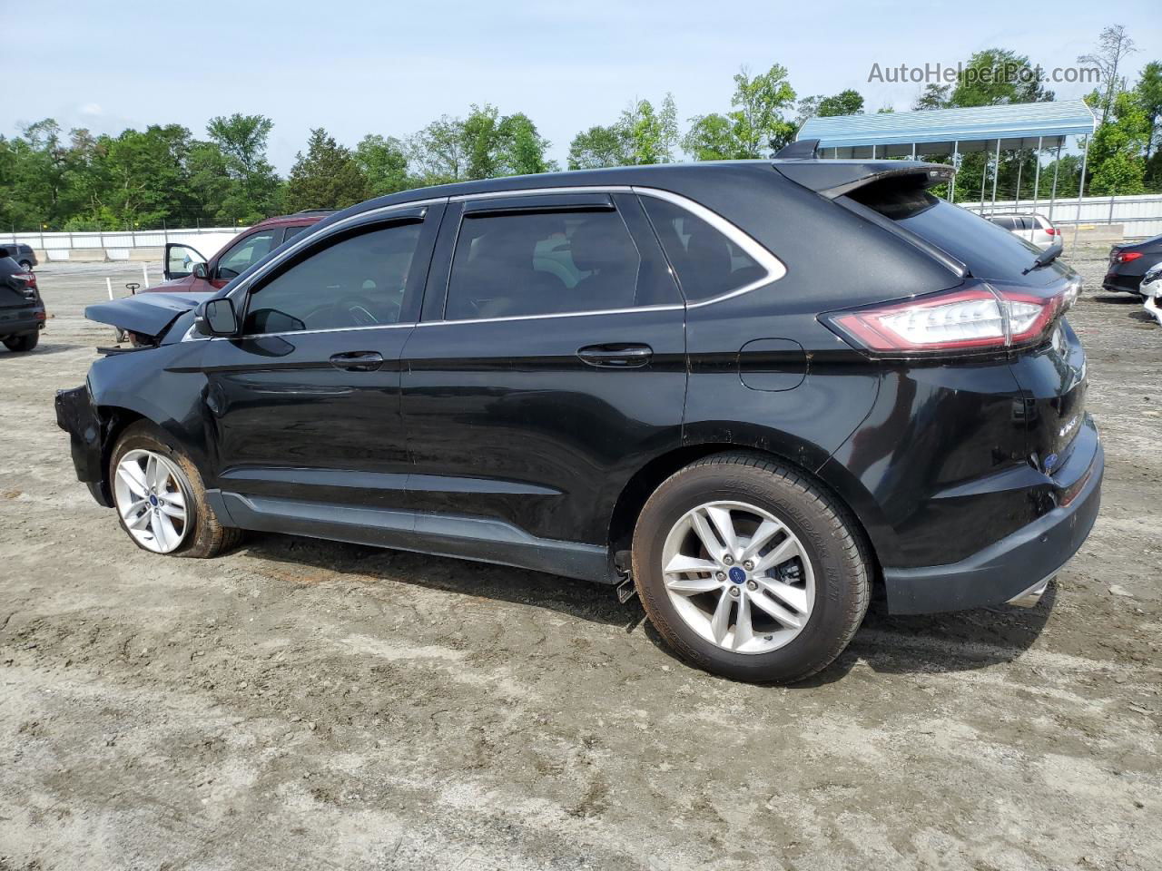 2015 Ford Edge Sel Black vin: 2FMTK3J85FBB88949