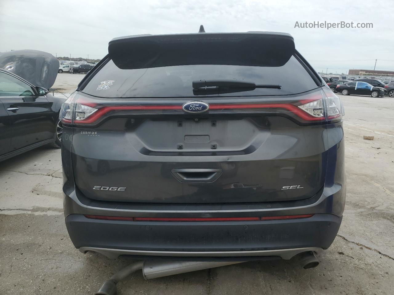 2015 Ford Edge Sel Charcoal vin: 2FMTK3J85FBB91530