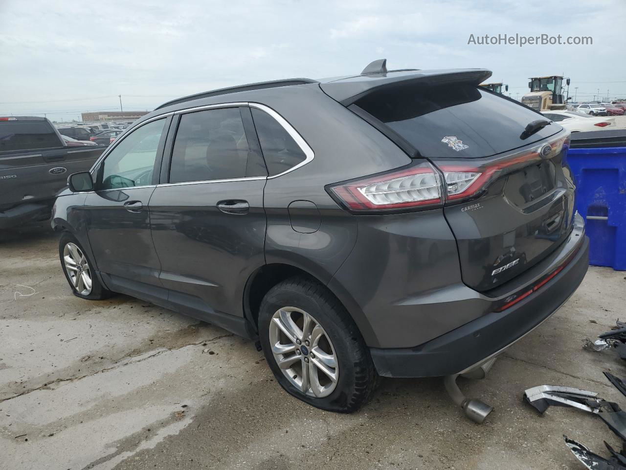 2015 Ford Edge Sel Charcoal vin: 2FMTK3J85FBB91530