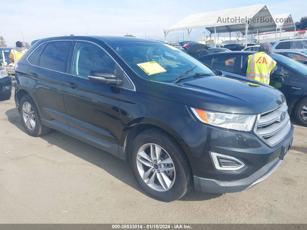 2015 Ford Edge Sel Black vin: 2FMTK3J87FBB09166