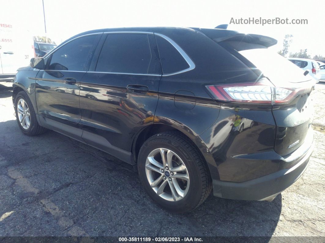 2015 Ford Edge Sel Black vin: 2FMTK3J88FBB34075