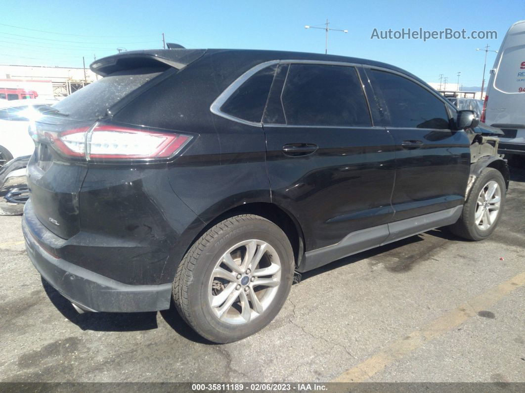 2015 Ford Edge Sel Black vin: 2FMTK3J88FBB34075