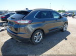 2015 Ford Edge Sel Gray vin: 2FMTK3J88FBB47344