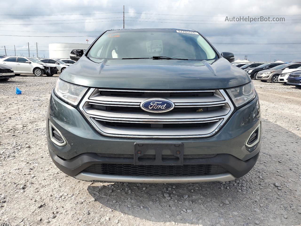 2015 Ford Edge Sel Teal vin: 2FMTK3J90FBB42485