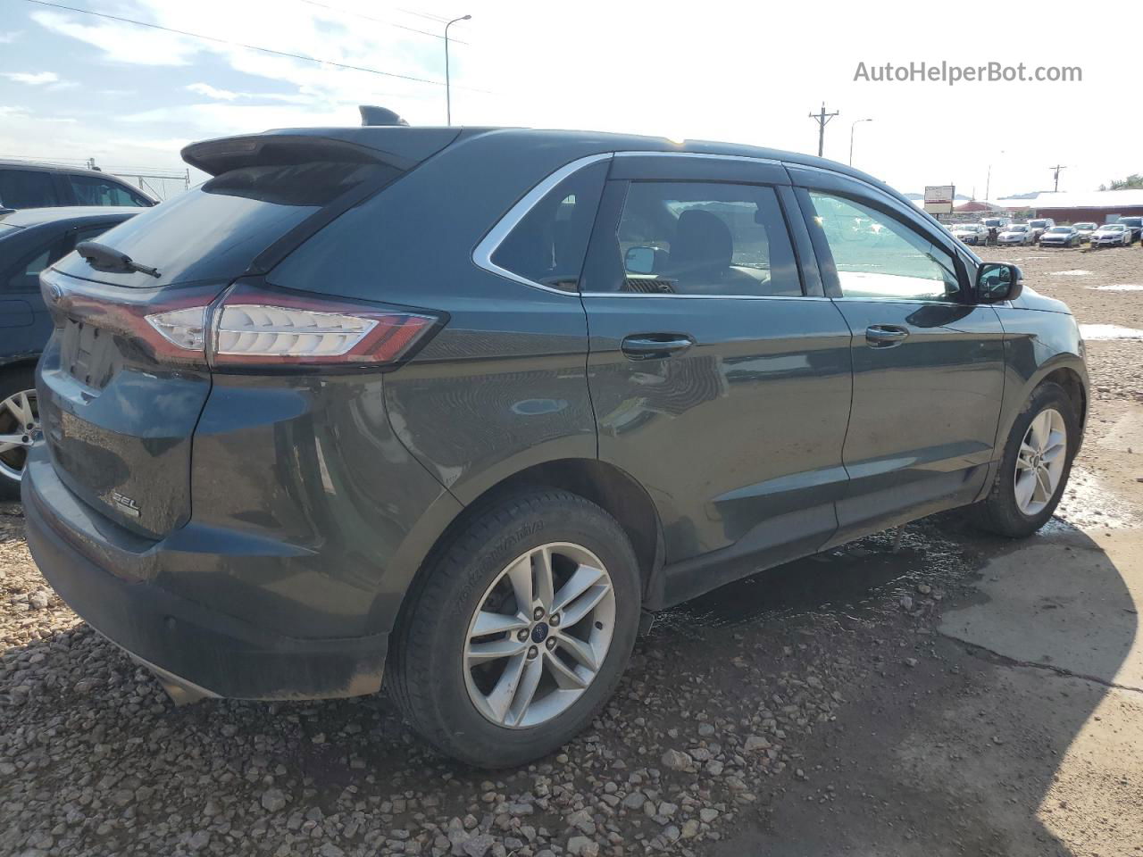 2015 Ford Edge Sel Зеленый vin: 2FMTK3J91FBB34007