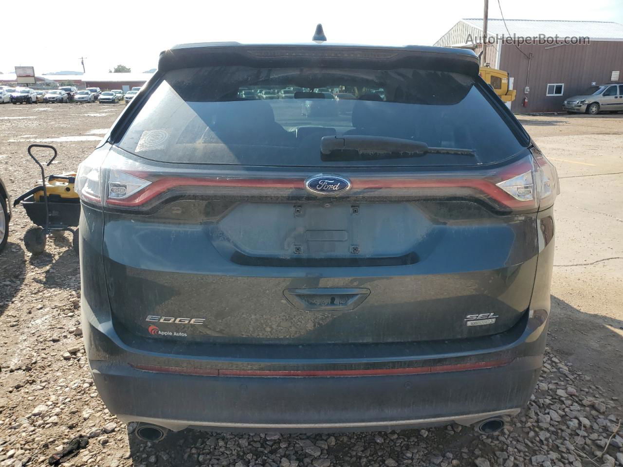 2015 Ford Edge Sel Green vin: 2FMTK3J91FBB34007