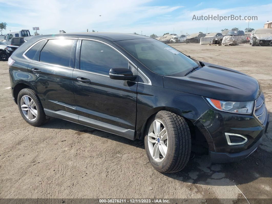 2015 Ford Edge Sel Black vin: 2FMTK3J91FBB67492