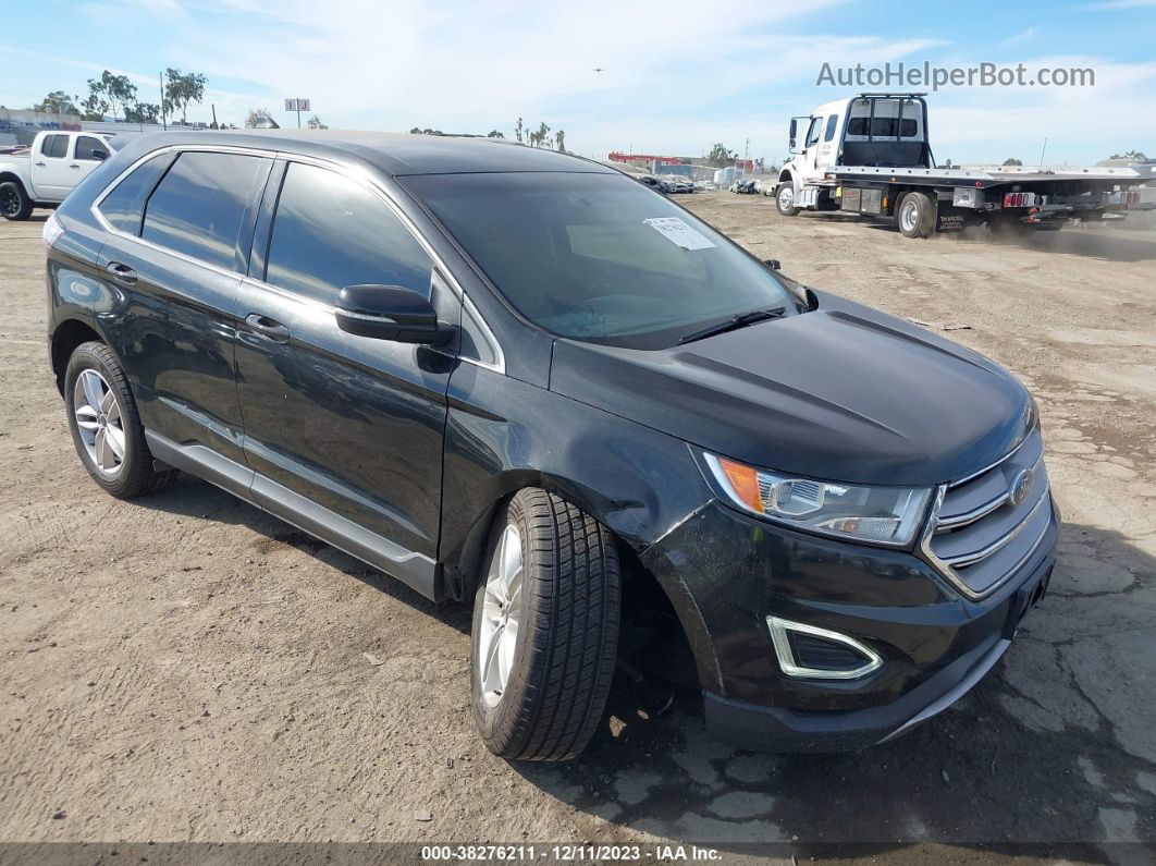 2015 Ford Edge Sel Black vin: 2FMTK3J91FBB67492