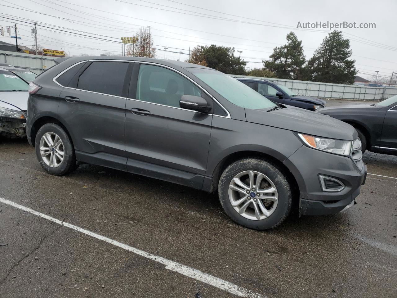 2015 Ford Edge Sel Угольный vin: 2FMTK3J92FBB15661