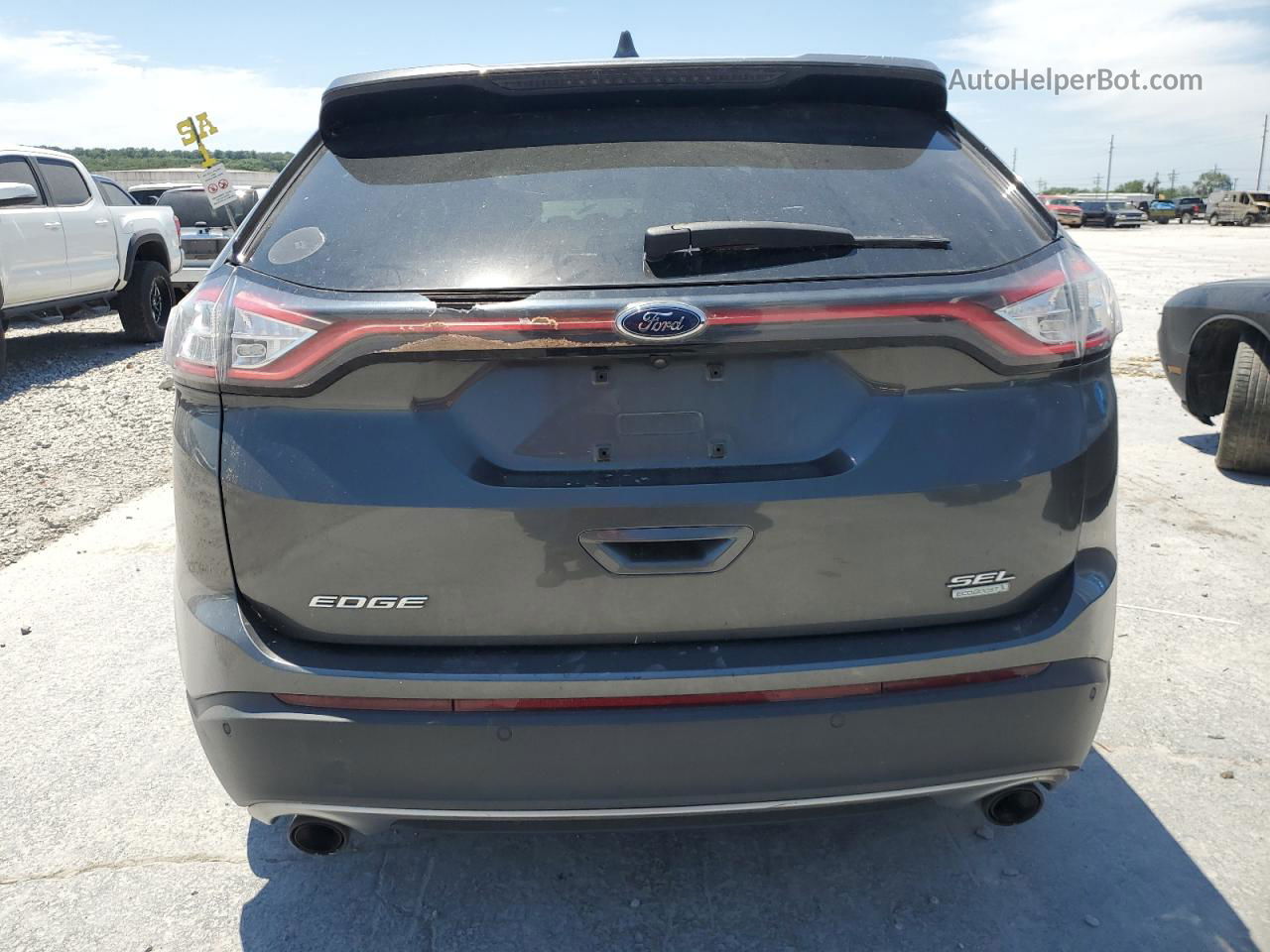 2015 Ford Edge Sel Black vin: 2FMTK3J92FBC06994