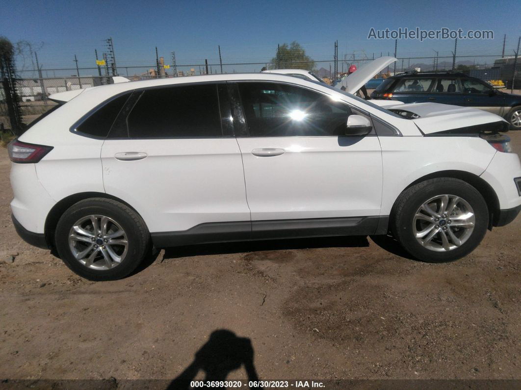 2015 Ford Edge Sel Белый vin: 2FMTK3J94FBB16133