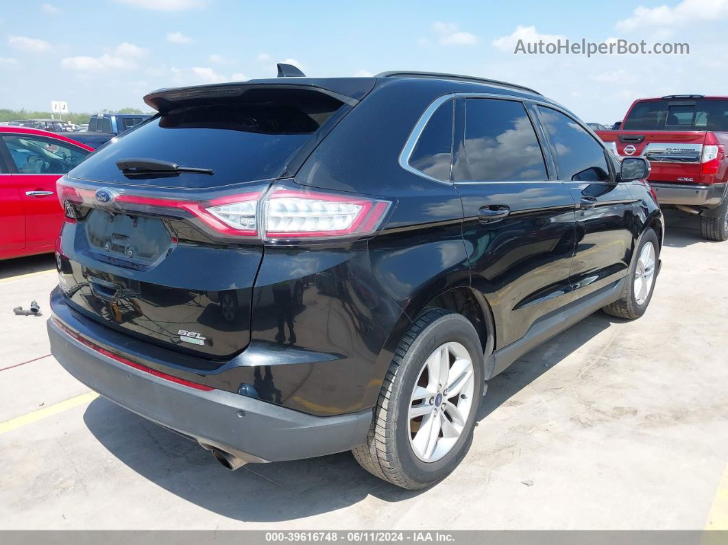 2015 Ford Edge Sel Black vin: 2FMTK3J94FBB66448