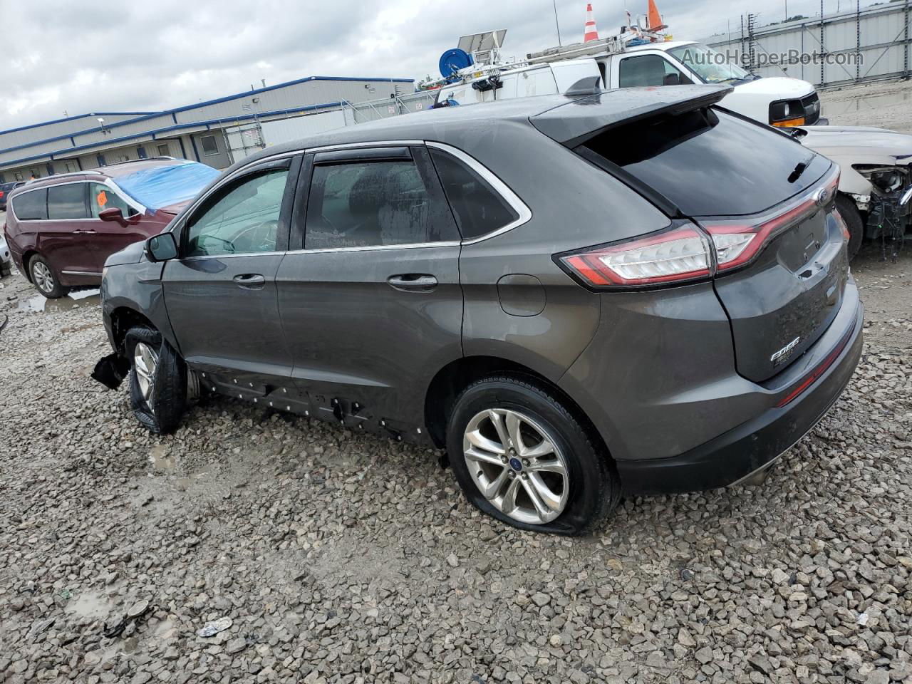 2015 Ford Edge Sel Charcoal vin: 2FMTK3J95FBB72372