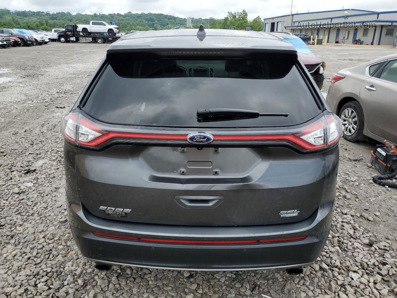 2015 Ford Edge Sel Charcoal vin: 2FMTK3J95FBB72372