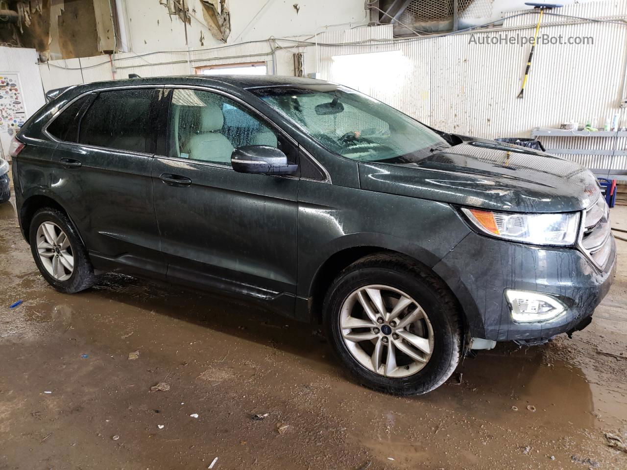 2015 Ford Edge Sel Black vin: 2FMTK3J96FBB83123