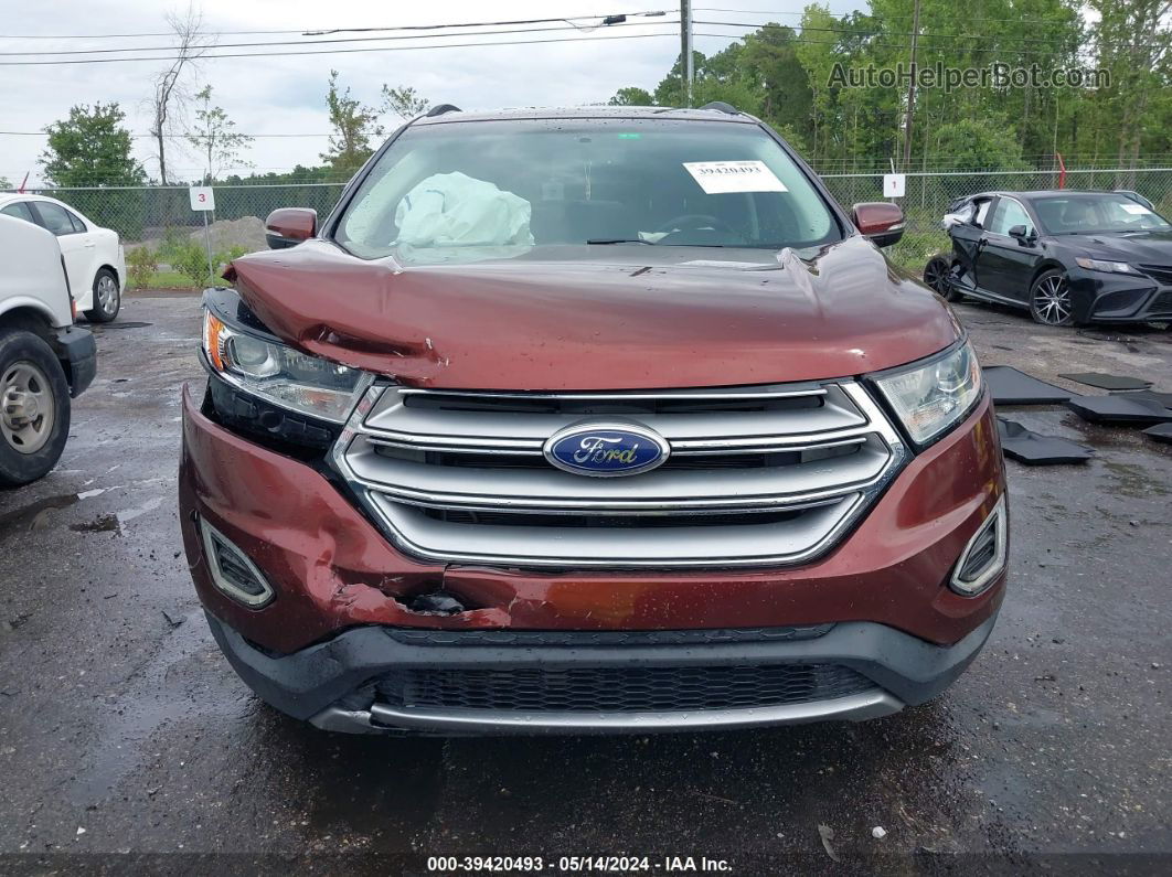 2015 Ford Edge Sel Red vin: 2FMTK3J97FBC16226