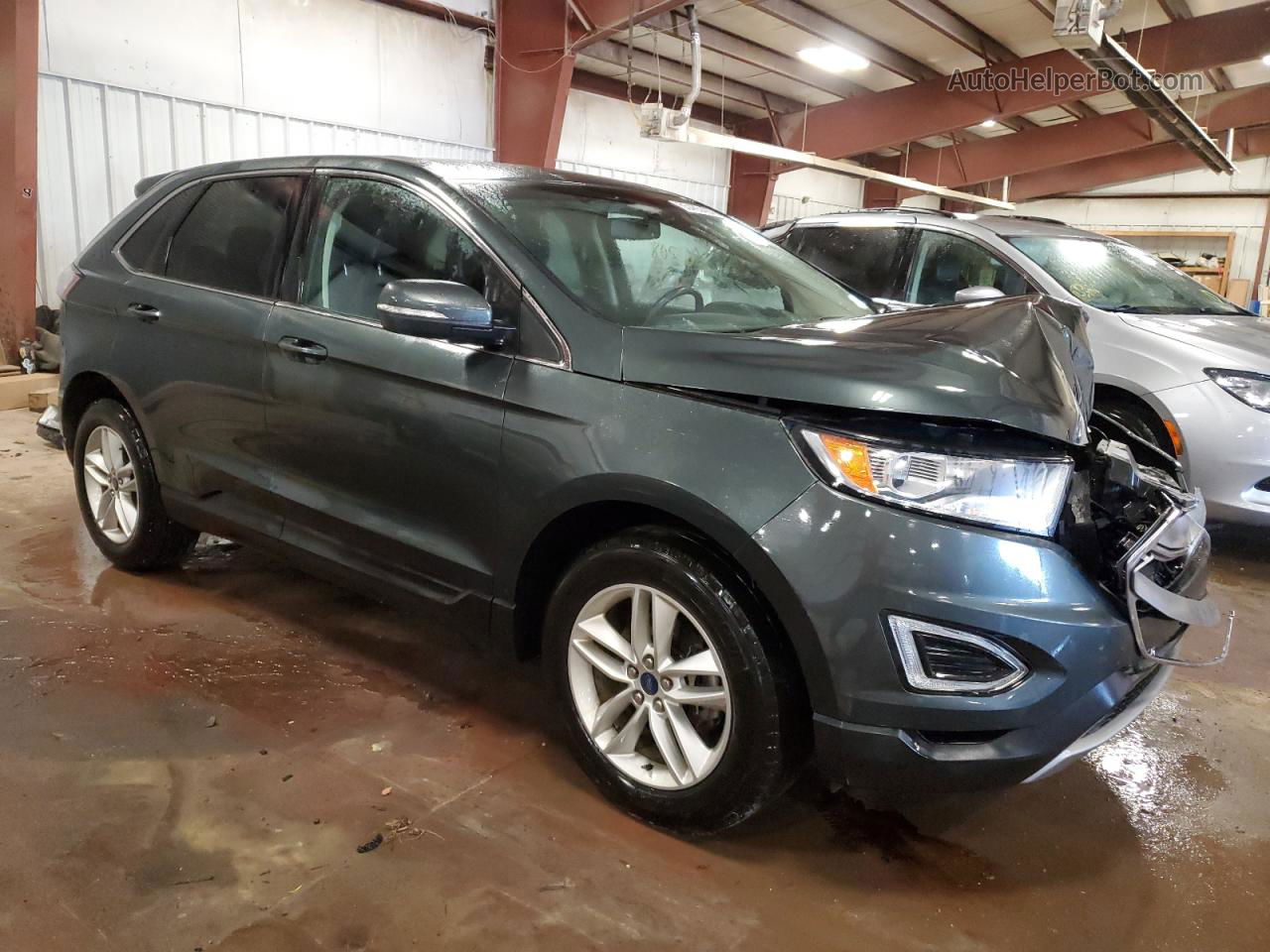 2015 Ford Edge Sel Charcoal vin: 2FMTK3J98FBB26602