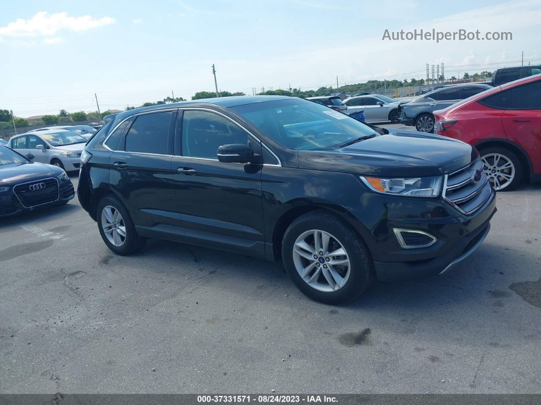 2015 Ford Edge Sel Черный vin: 2FMTK3J9XFBB11471