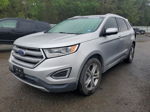 2015 Ford Edge Titanium Серебряный vin: 2FMTK3K80FBB26924