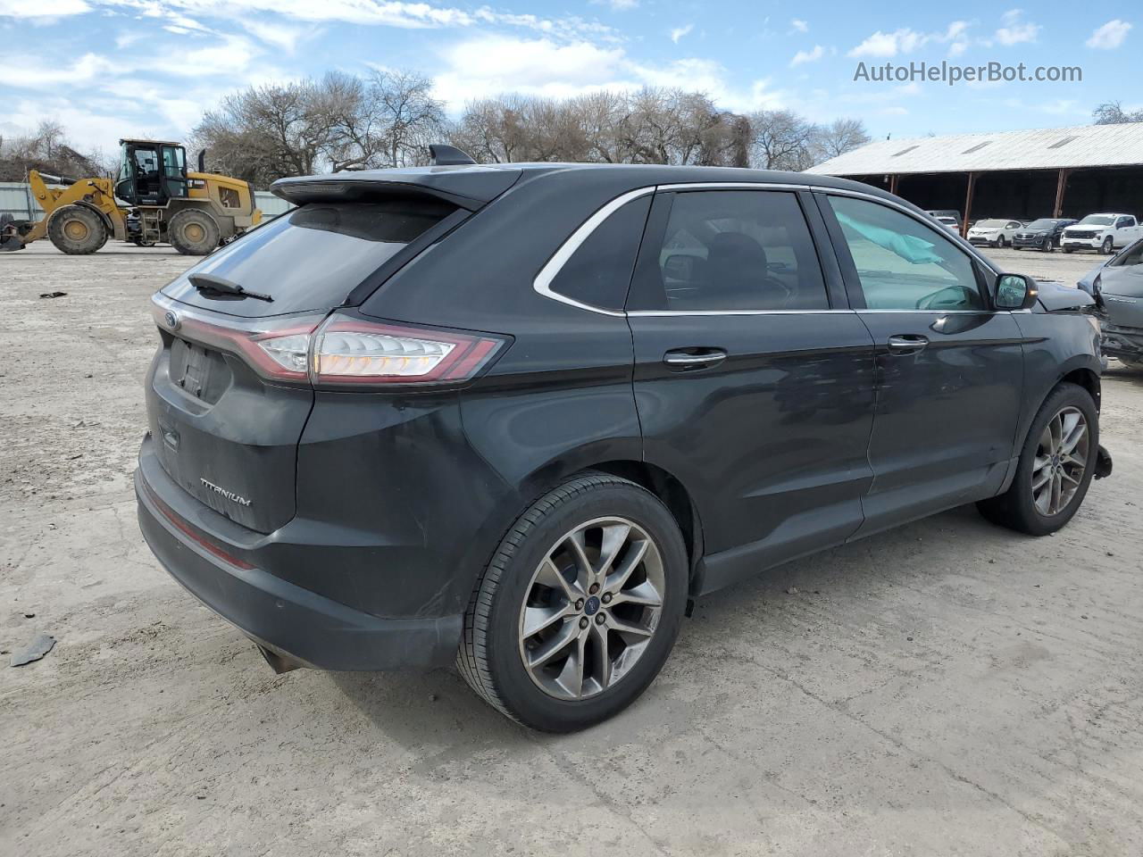 2015 Ford Edge Titanium Black vin: 2FMTK3K80FBB72902