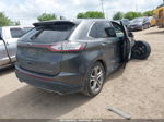 2015 Ford Edge Titanium Gray vin: 2FMTK3K82FBB48052