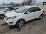 2015 Ford Edge Titanium White vin: 2FMTK3K82FBB87370