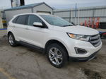 2015 Ford Edge Titanium White vin: 2FMTK3K82FBB87370