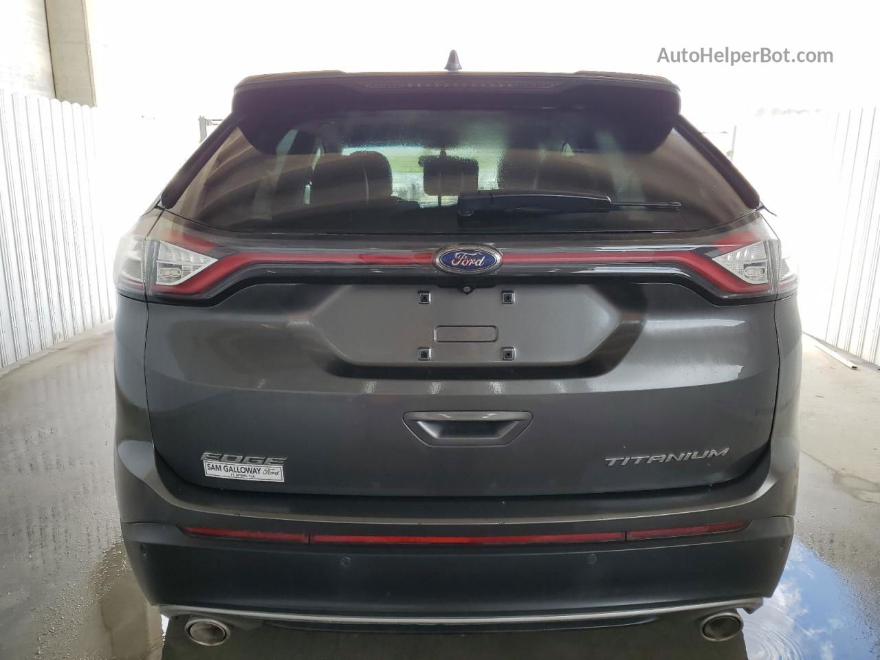 2015 Ford Edge Titanium Gray vin: 2FMTK3K82FBC37426