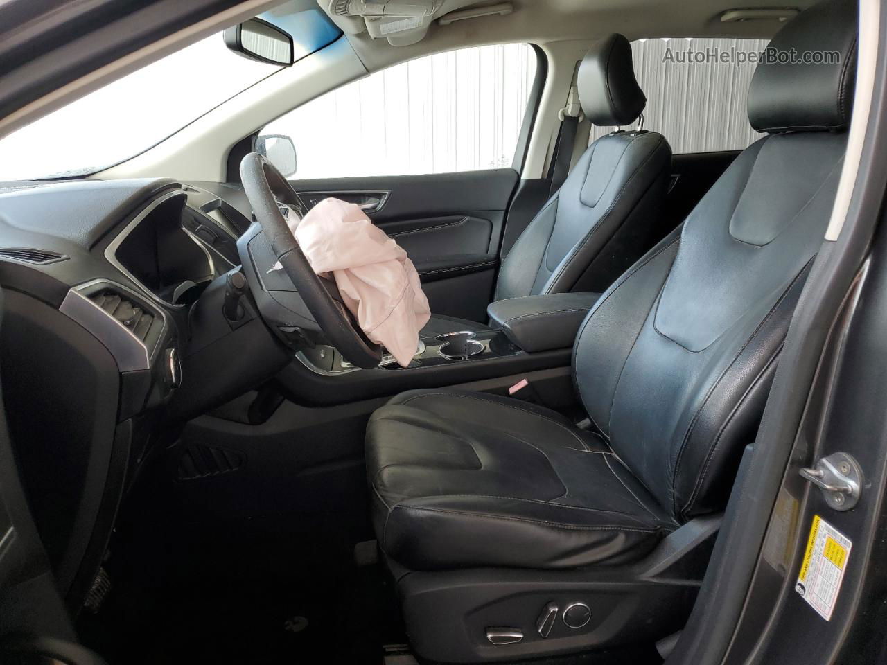 2015 Ford Edge Titanium Серый vin: 2FMTK3K82FBC37426