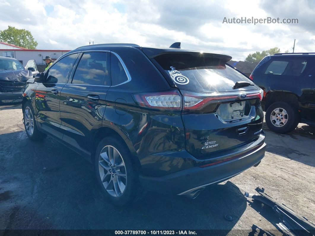 2015 Ford Edge Titanium Black vin: 2FMTK3K85FBB38566