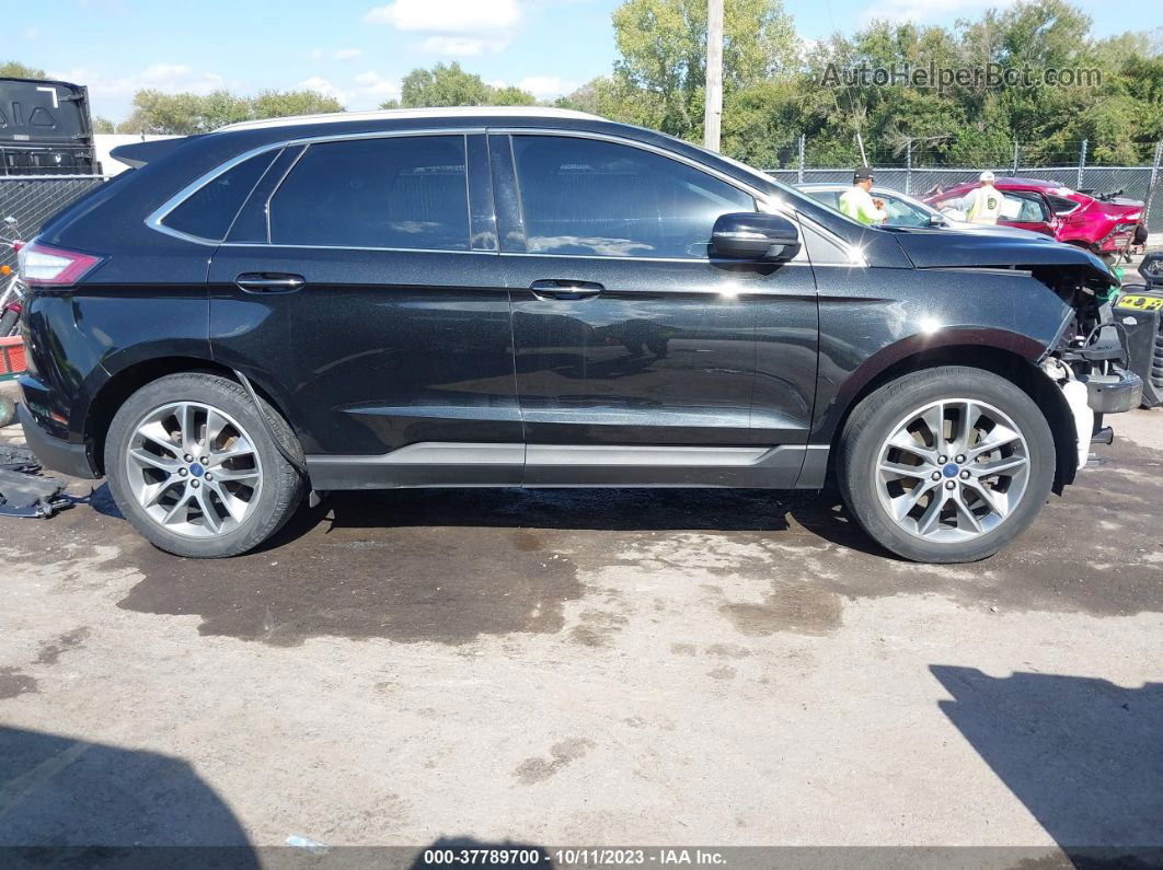 2015 Ford Edge Titanium Black vin: 2FMTK3K85FBB38566