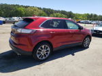 2015 Ford Edge Titanium Red vin: 2FMTK3K86FBC29393