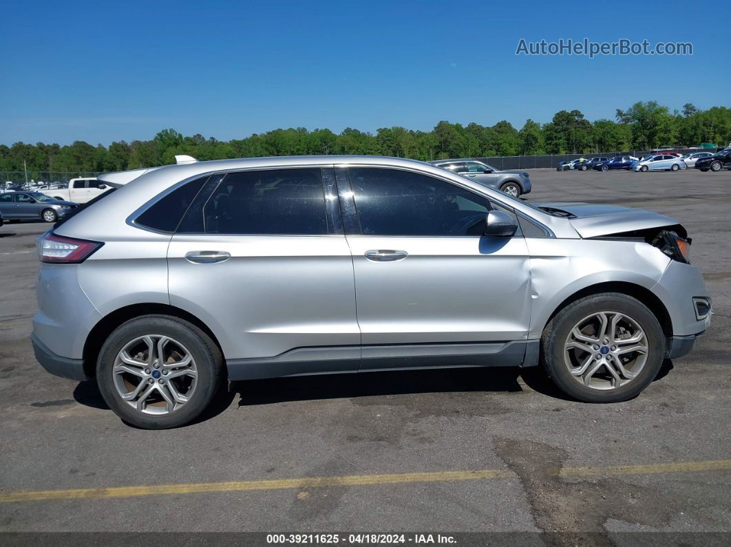 2015 Ford Edge Titanium Silver vin: 2FMTK3K87FBC18855