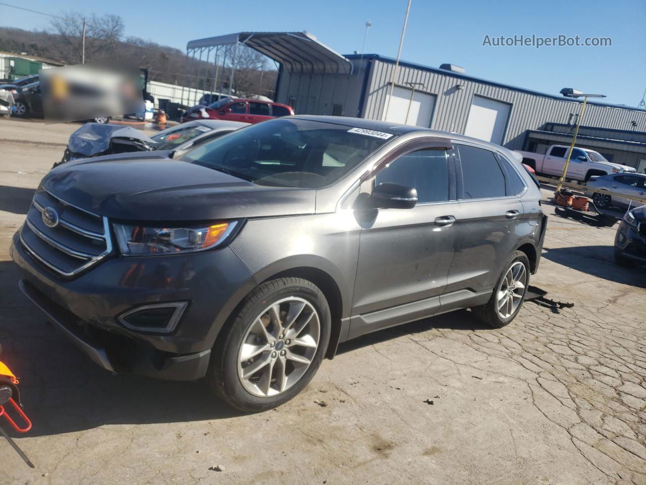 2015 Ford Edge Titanium Charcoal vin: 2FMTK3K89FBB64121