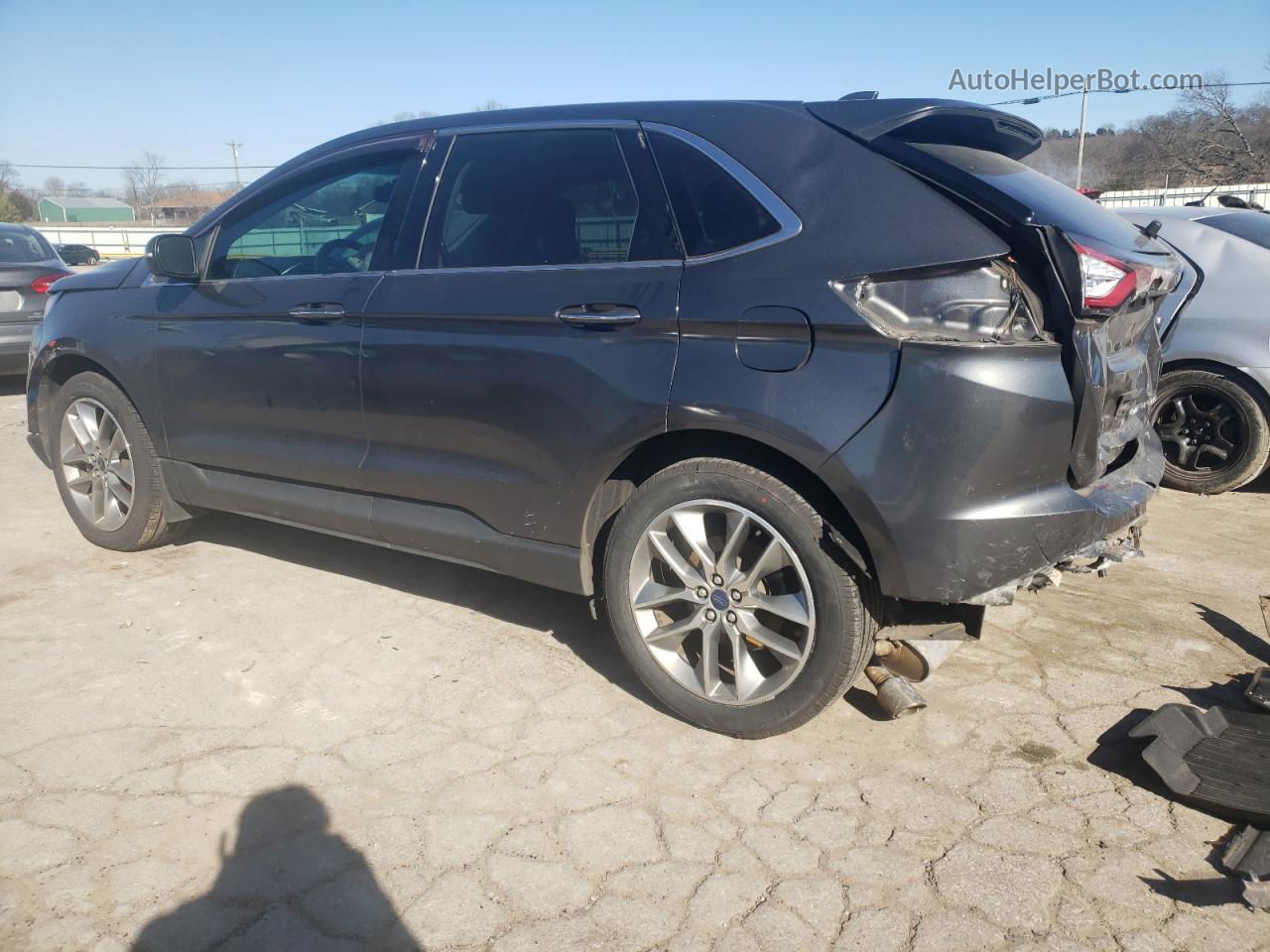 2015 Ford Edge Titanium Charcoal vin: 2FMTK3K89FBB64121