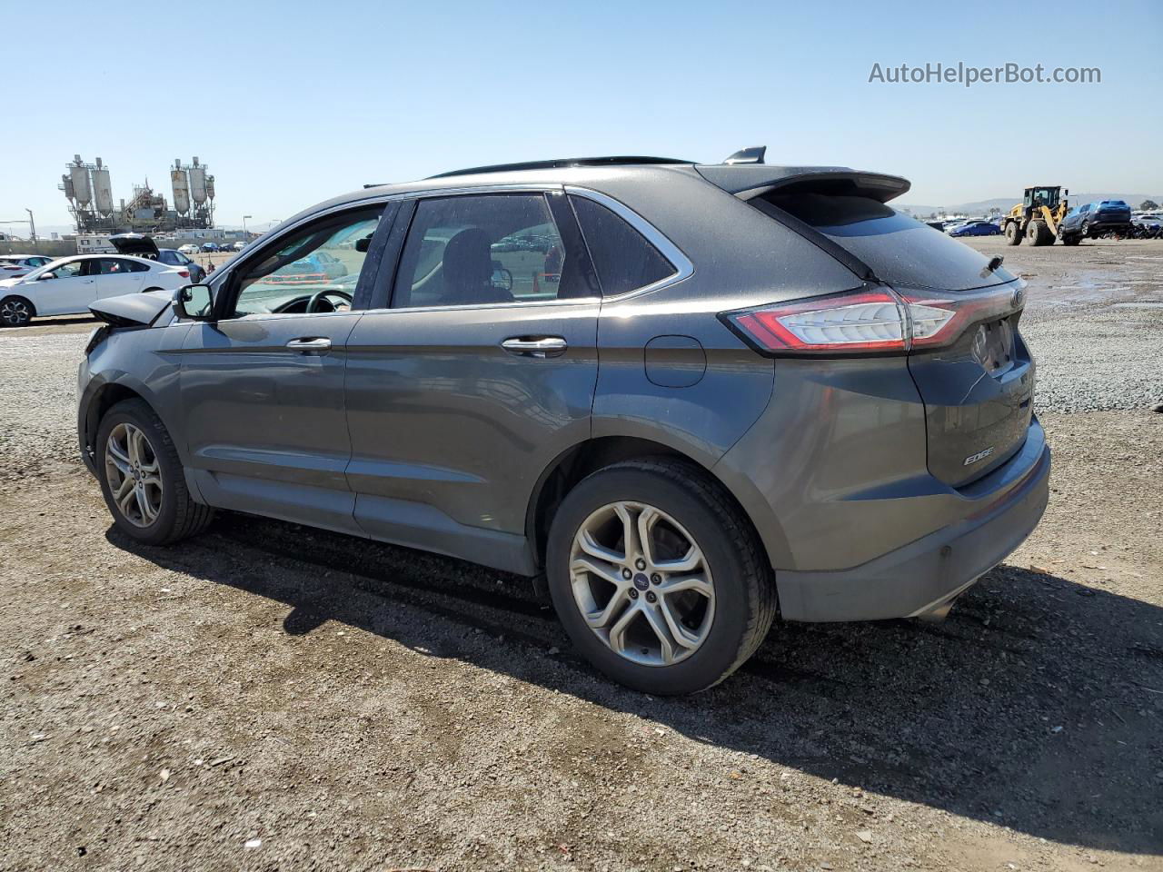 2015 Ford Edge Titanium Charcoal vin: 2FMTK3K90FBB34563