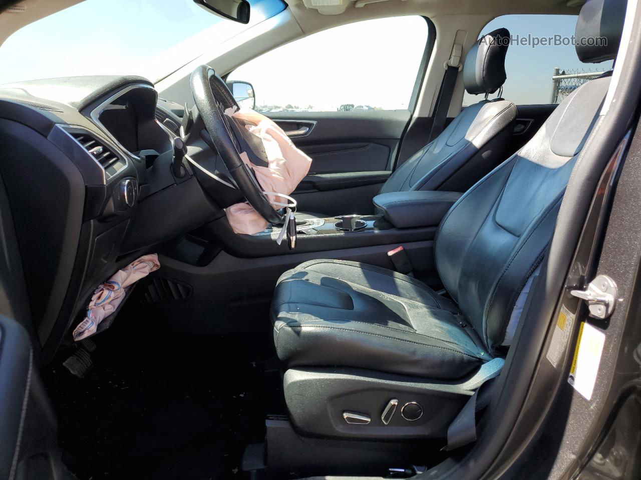 2015 Ford Edge Titanium Угольный vin: 2FMTK3K90FBB34563