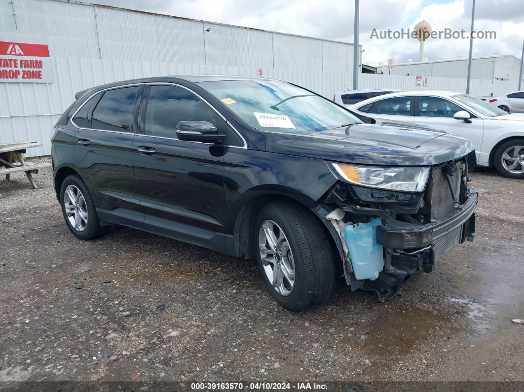 2015 Ford Edge Titanium Black vin: 2FMTK3K90FBB56191