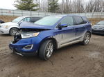 2015 Ford Edge Titanium Blue vin: 2FMTK3K90FBB59639