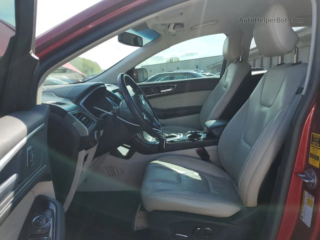 2015 Ford Edge Titanium Темно-бордовый vin: 2FMTK3K90FBC16275