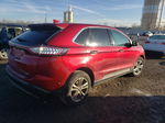 2015 Ford Edge Titanium Red vin: 2FMTK3K94FBB27292