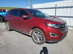 2015 Ford Edge Sport Red vin: 2FMTK4AP1FBB03537