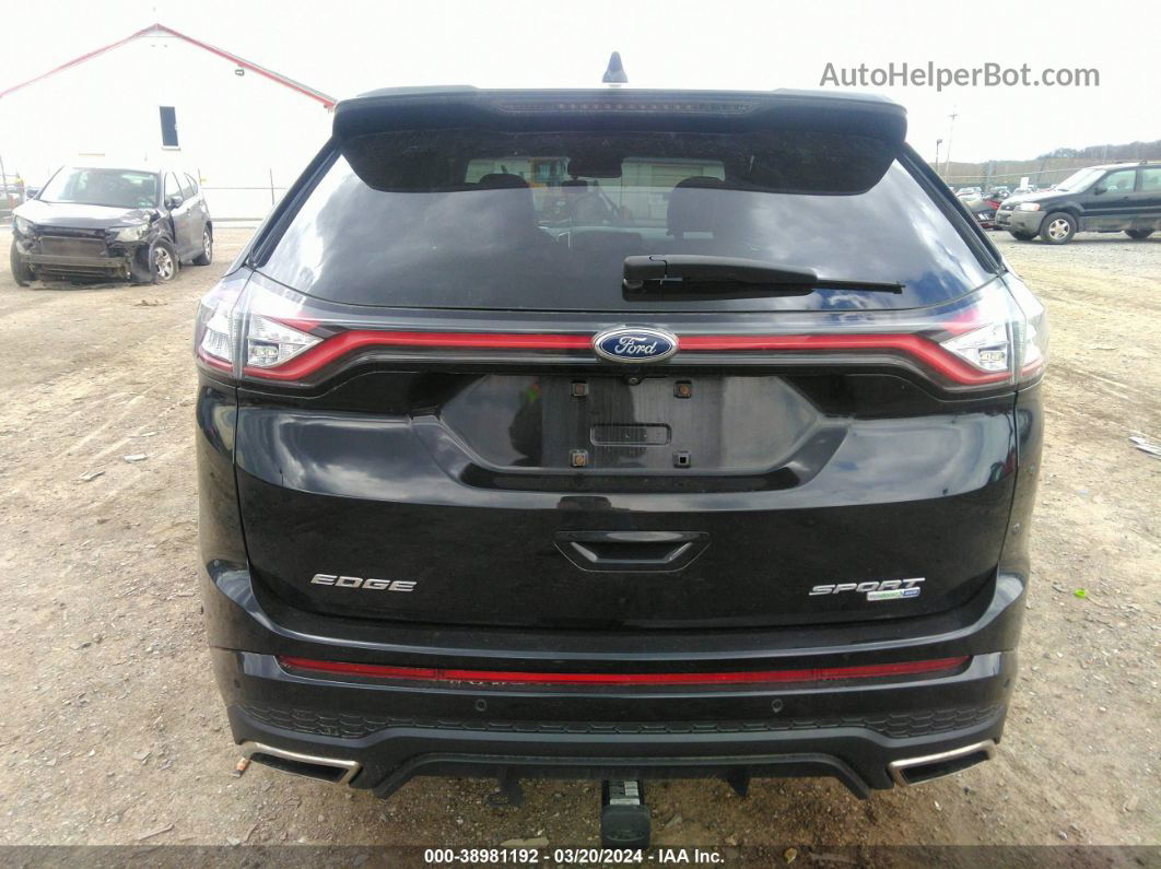 2015 Ford Edge Sport Черный vin: 2FMTK4AP2FBC06322