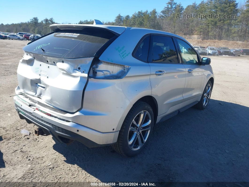 2015 Ford Edge Sport Gray vin: 2FMTK4AP3FBB58152