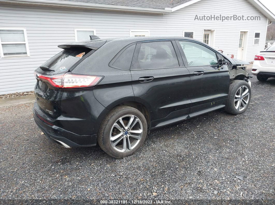 2015 Ford Edge Sport Black vin: 2FMTK4AP4FBB90463